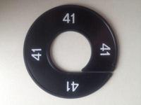 Maatring zwart/wit 41 - thumbnail