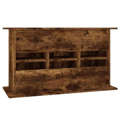 Aquariumstandaard 101x41x58 cm bewerkt hout gerookt eikenkleur - thumbnail