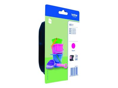 Brother inktcartridge, 260 pagina's, OEM LC-221MBP, magenta