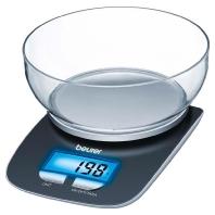 Beurer KS25 Keukenweegschaal Digitaal Met schaalverdeling Weegbereik (max.)=3 kg Zwart 220 x 150 x 50