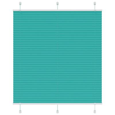 Pliss rolgordijn 120x150cm stofbreedte 119,4cm petrol groen Pliss rolgordijn 120x150cm stofbreedte 119,4cm petrol groen