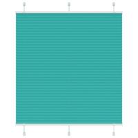 Pliss rolgordijn 120x150cm stofbreedte 119,4cm petrol groen - thumbnail
