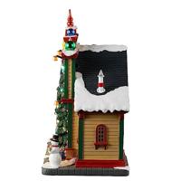 Lemax carolers cafe verlicht kersthuisje Caddington Village 2023 - thumbnail