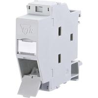 Metz Connect 1309427103-E Netwerkdoos DIN-rails CAT 6 Lichtgrijs - thumbnail