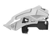 Sunrace Voorderailleur ms20 3x10 dual pull zilver - thumbnail