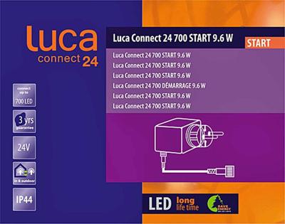 Luca connect 24 led 49 lampjes start incl adapter Luca connect 24 led 49 lampjes start incl adapter