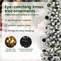 Kunstkerstboom met 150 LED Wit 150 cm PVC en Metaal en Plastic - thumbnail