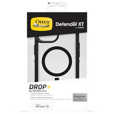 Otterbox Defender Series XT Backcover Apple iPhone 17e, iPhone 16e, iPhone 15, iPhone 14, iPhone 13 Transparant, Zwart Inductieve lading, MagSafe compatible Otterbox Defender Series XT Backcover Apple iPhone 17e, iPhone 16e, iPhone 15, iPhone 14, iPhone 13 Transparant, Zwart Inductieve lading, MagSafe compatible