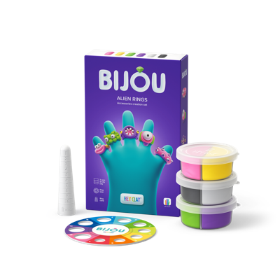 HeyClay Bijoux Alien Rings 3cans 6-9 colors