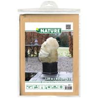 Winterafdekhoes met koord 50 g/m2 beige 75 x 150 cm - 2 stuks - thumbnail
