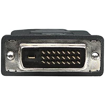 Manhattan 372503-CG HDMI-kabel HDMI / DVI Adapterkabel HDMI-A-stekker, DVI-D 24+1-polige stekker 1.80 m Zwart Schroefbaar