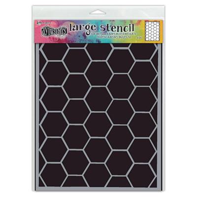 Ranger Ink Ranger • dylusions stencils large hexicomb