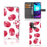 Motorola Moto E20 | E30 | E40 | Book Cover | Pink Macarons - thumbnail