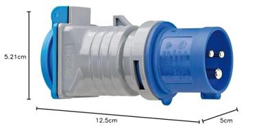 Brennenstuhl BN-1080993 Stekker Perilex / Uk / Type G 16 A Grijs