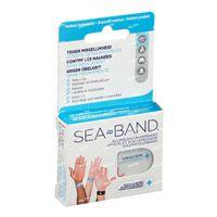 Sea Band Volwassenen Anti-misselijkheid Armband Grijs 2 Stuks - thumbnail