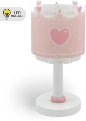 Dalber Kinderkamer tafellampLittle Queen roze glow in the dark - 61101N