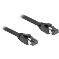 DeLOCK patchkabel s/ftp, rj-45 met cat.8.1 (zwart, 15 meter) - thumbnail