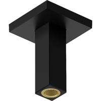 Hansgrohe plafondaansluiting E 10 cm, mat zwart - thumbnail