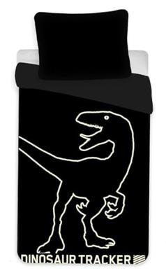 Jurassic World Dekbedovertrek Tracker Glow in the Dark - 140 x 200 cm - Katoen - 70 x 90 cm