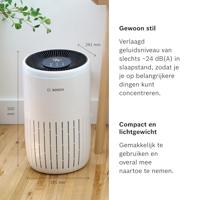 Bosch Home Comfort 7733703376 Air 4000i Luchtreiniger 62 m² Wit, Zwart - thumbnail