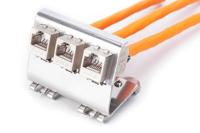 Digitus AN-25183 Keystone houder 2-voudig RVS - thumbnail