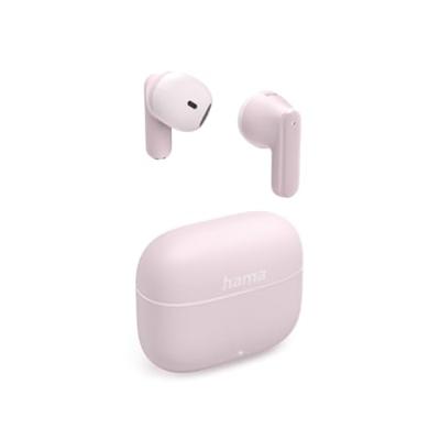 Hama Freedom Light II Bluetooth-hoofdtelefoon, TWS, oordopjes, spraakbediening, roze