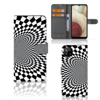 Samsung Galaxy A12 Book Case Illusie - thumbnail