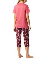 Schiesser Schiesser Pyjama 3/4, korte mouw plum 176982 36/S - thumbnail