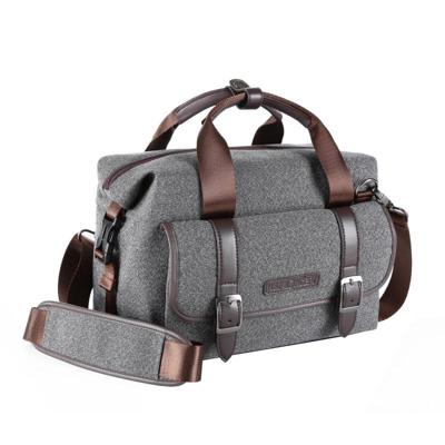 K&F Concept messenger bag KF13.079 voor camera en lenzen - 30x16x24 cm - grijs
