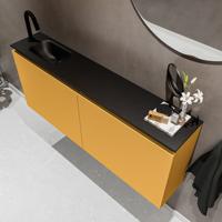 MONDIAZ TURE 120cm toiletmeubel ocher. EDEN wastafel urban links 1 kraangat - thumbnail