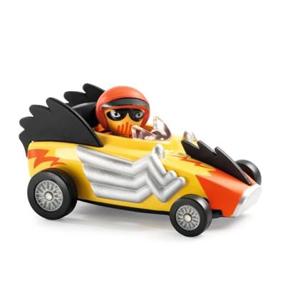 Auto crazy motors DJECO goudgeel Auto crazy motors DJECO goudgeel