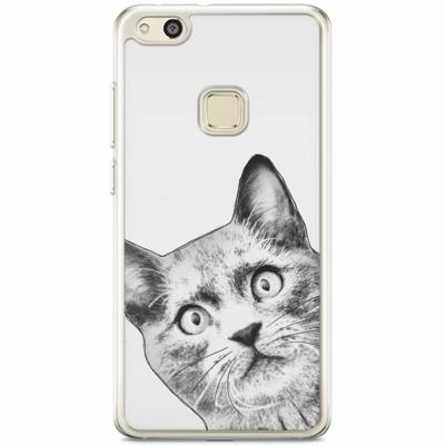 Huawei P10 Lite siliconen hoesje - Kiekeboe kat
