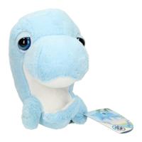Knuffel Big Head Pluche Dolfijn, 21cm - thumbnail