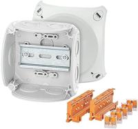 Hensel DK 0404 W Aftakkast (l x b x h) 104 x 104 x 70 mm Grijs IP66 5 stuk(s) - thumbnail