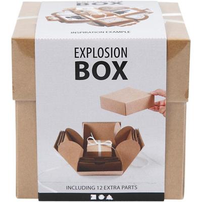 Creativ Company Explosion box geschenkdoos naturel set