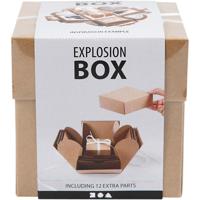 Creativ Company Explosion box geschenkdoos naturel set - thumbnail