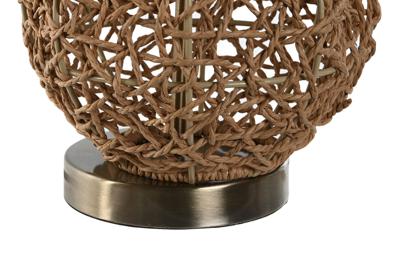 Bureaulamp Home ESPRIT Bruin Beige Gouden Natuurlijk 50 W 220 V 33 x 33 x 60 cm