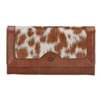 Micmacbags Portemonnee met Vachtje Legacy RFID Cognac - thumbnail