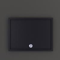 OUTLET Douchebak BWS Rechthoek Cast Marble 100x80 cm Zelfdragend Mat Zwart - thumbnail