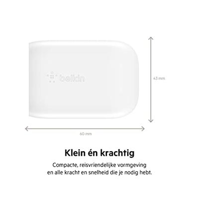Oplader Belkin WCA005VFWH Wit