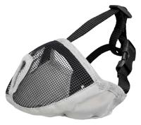 TRIXIE MUILKORF VOOR RASSEN MET PLATTE NEUS POLYESTER GRIJS S 31 CM 2 ST - thumbnail