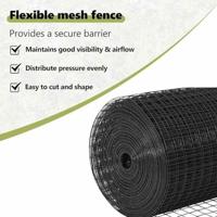 VidaXL Afrasteringspaal grijs 10 x 1,2 m (25 x 25 mm gaas) - thumbnail