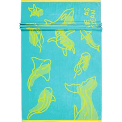 Vossen Vossen Strandlaken free ocean 100x180 light azure