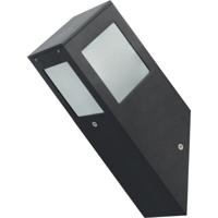 LED Buitenlamp Kavy 1 - Vierkant Wandarmatuur - Mat Zwart Aluminium - E27 - thumbnail