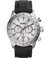 Horlogeband Michael Kors MK8353 Silicoon Zwart 24mm - thumbnail