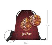 Baagl Gymtas Harry Potter Hogwarts Rood - thumbnail