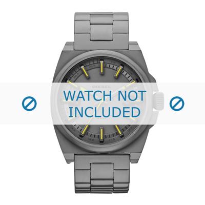 Diesel horlogeband DZ1615 Roestvrij staal (RVS) Grijs 24mm Diesel horlogeband DZ1615 Roestvrij staal (RVS) Grijs 24mm