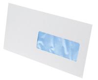 Gallery enveloppen ft 114 x 229 mm, venster rechts, stripsluiting, doos van 500 stuks - thumbnail