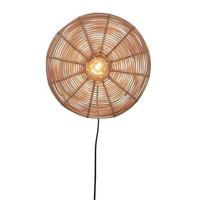 GOOD&MOJO Wandlamp 'Tanami' Rotan, 40cm, kleur Naturel - thumbnail