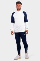 Ajax Hooded Trainingspak Senior Wit 2023/2024 - Maat L - Kleur: WitBlauw | Soccerfanshop - thumbnail